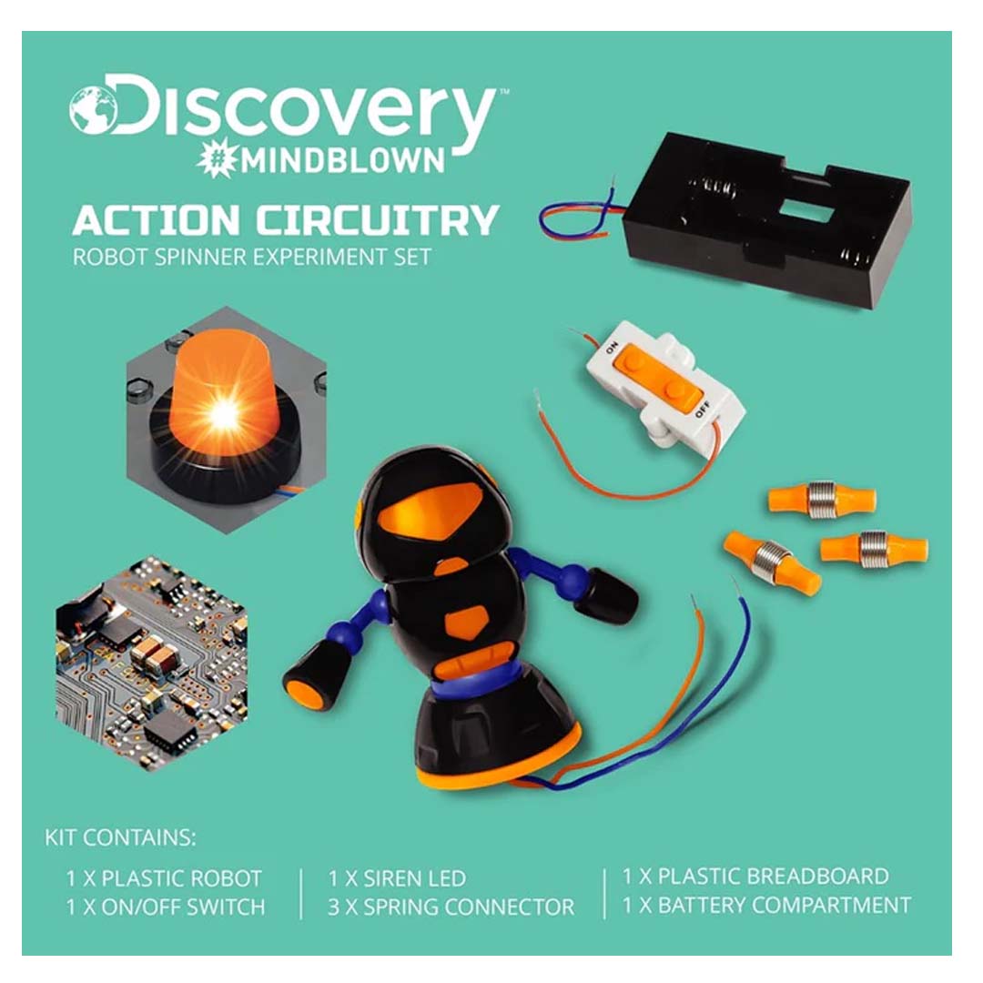 Toy Circuitry Action Experiment Set - Robot Spinner