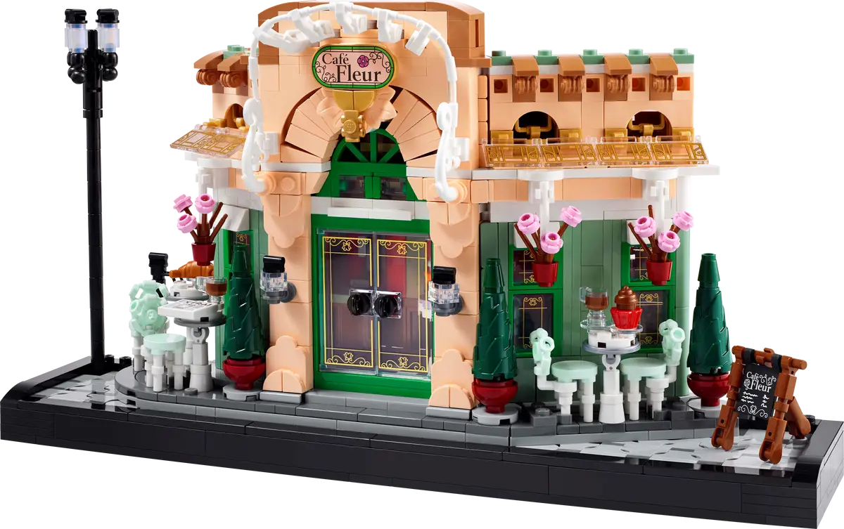 LEGO 10368 Icons French Café Paris Building Set (1101 Pieces)