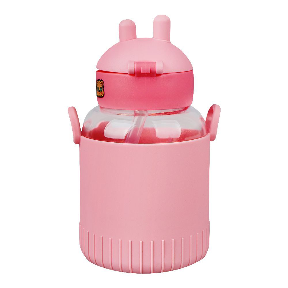 Super Like Me Insulation Bottle With Straw 530 ML (Pink)