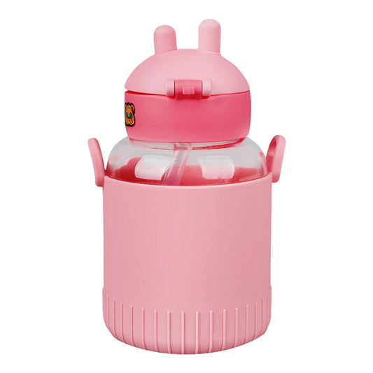 Super Like Me Insulation Bottle With Straw 530 ML (Pink)