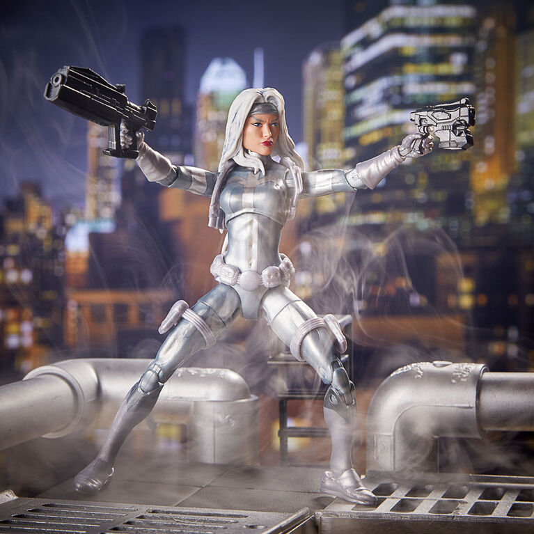 Marvel Spider-Man Legends Series 6-inch Marvel's Silver Sable