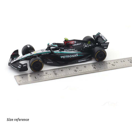 2024 Mercedes-AMG W15 set of 2 cars 1:43 Bburago Formula 1 diecast scale model car