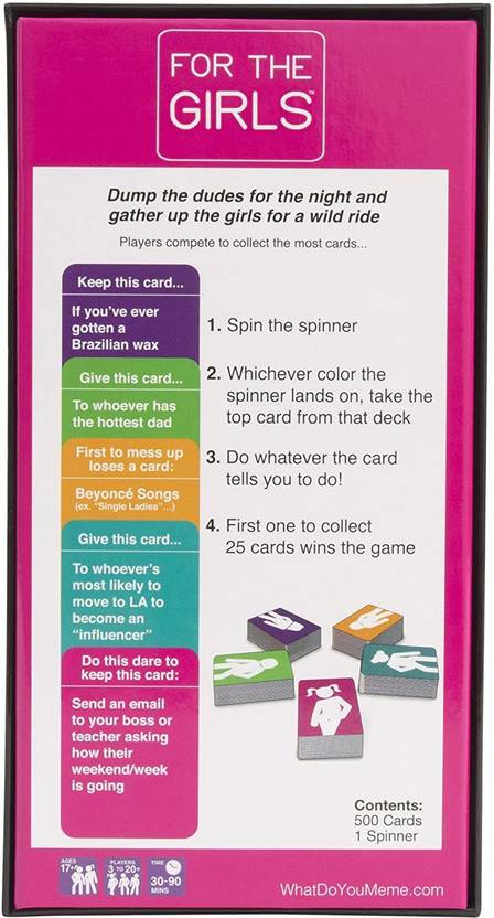 For the Girls Adult Party Card Game