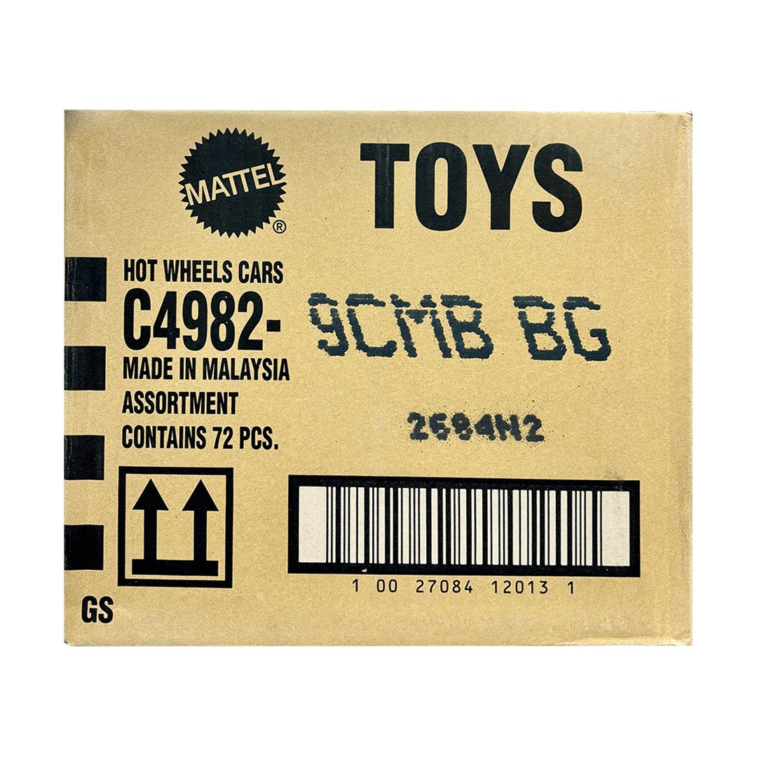 Hot Wheels 2025 Factory-Sealed Case B (9CMB BG) – 72 Die-Cast Cars by Mattel (Brand New Box)