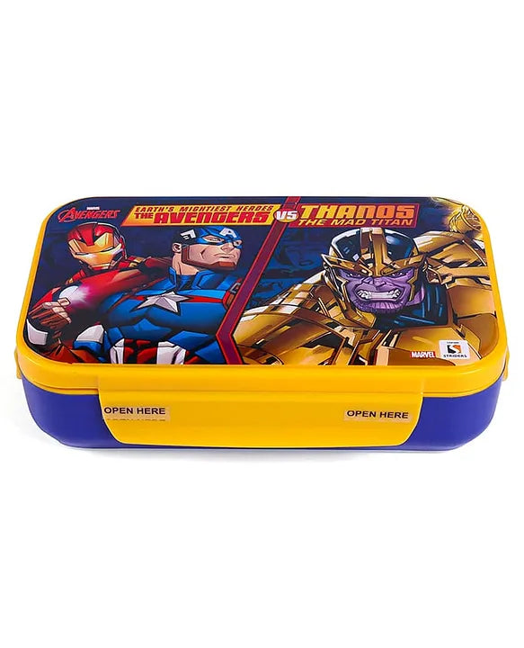 Striders Avengers Thanos Printed Lunch Box - 700Ml