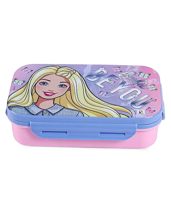 Striders Barbie Printed Lunch Box - 470Ml