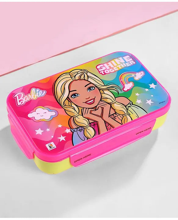 Striders Barbie Printed Lunch Box - 700Ml