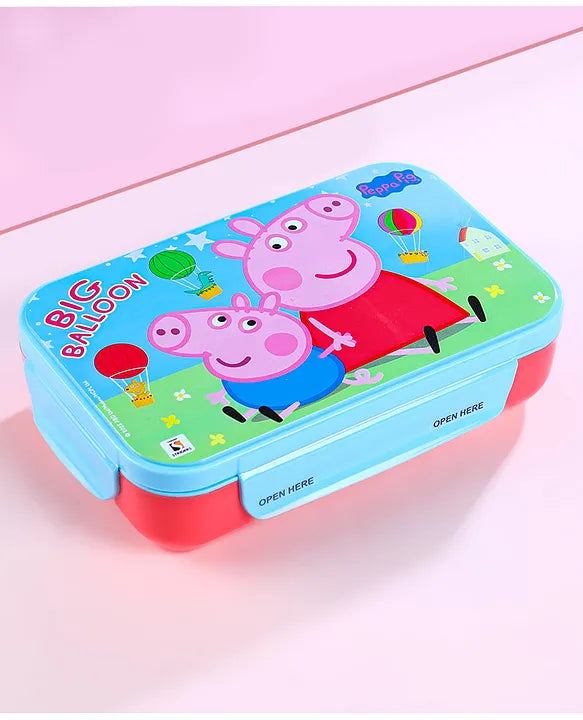Striders Peppa Pig Printed Lunch Box - 700Ml