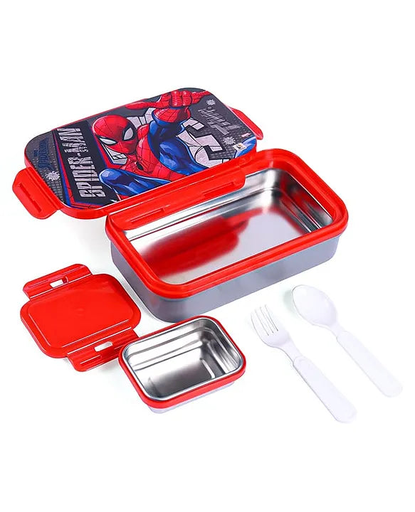 Striders Spider Man Printed Lunch Box - 470Ml
