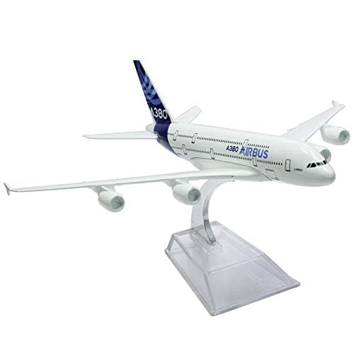Collectible 1:400 Scale Aircraft Model Airplane – Airbus A380 (16 cm)