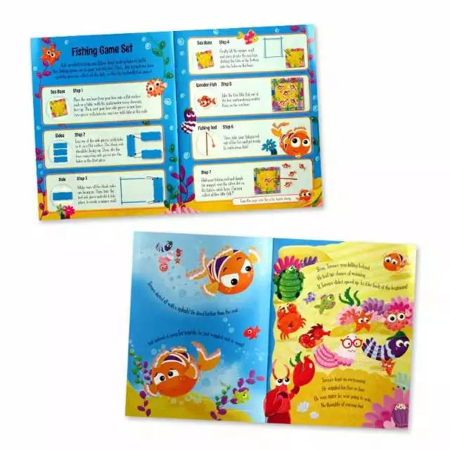 1 2 3 4 5 Once I Caught a Fish Alive Storybook and Fishing Game Set by Igloo Books