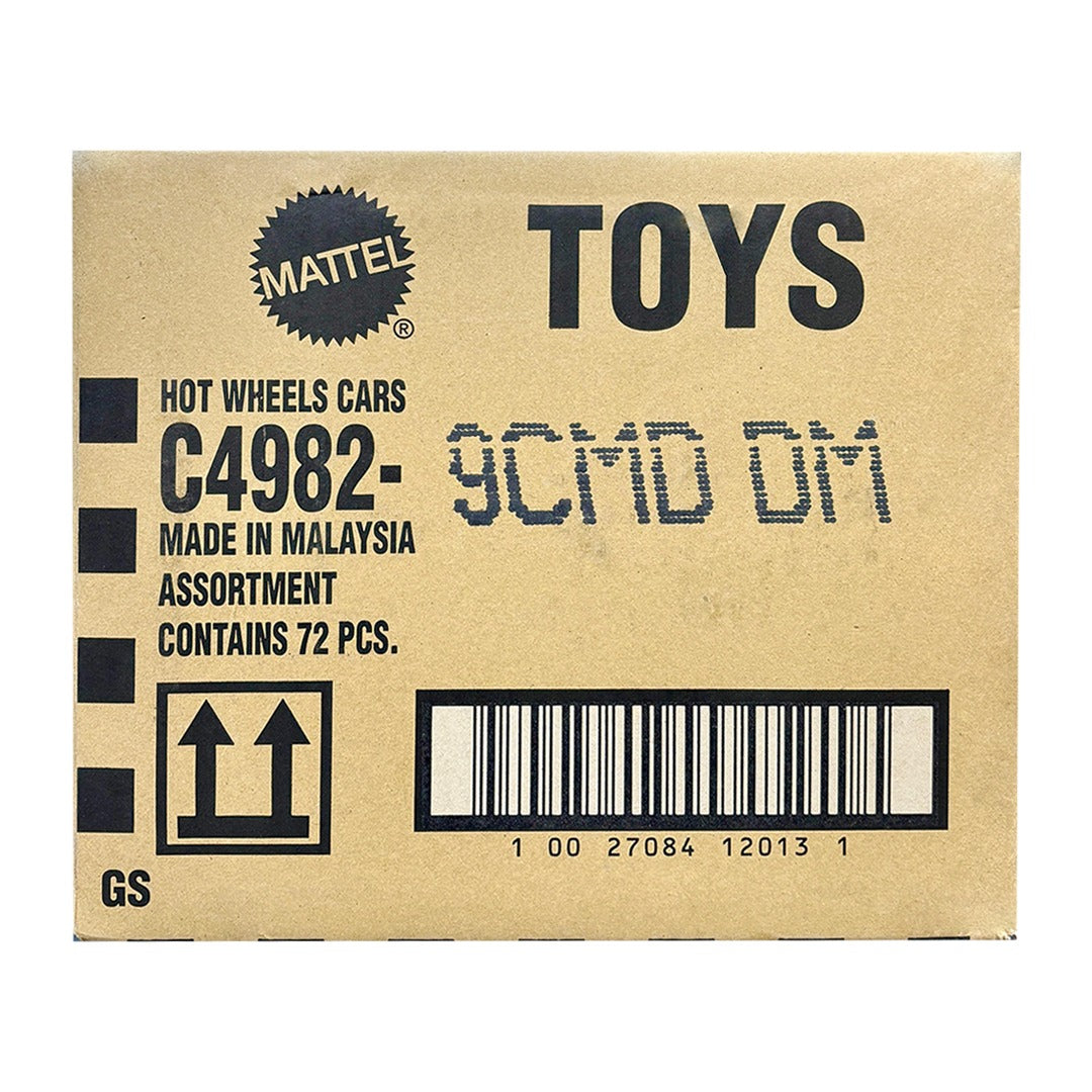 Hot Wheels 2025 Factory-Sealed Case D (9CMD DM) – 72 Die-Cast Cars by Mattel (Brand New Box)