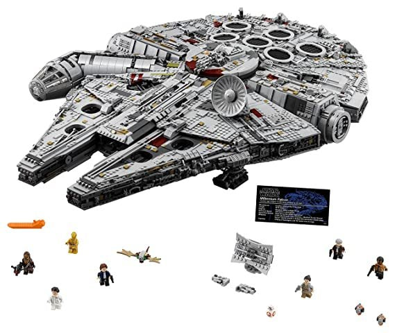 LEGO Star Wars Ultimate Millennium Falcon 75192 Expert Building Kit and Starship Model, Best Gift and Movie Collectible for Adults (7541 Pieces)