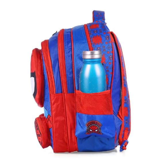 STRIDERS Spider-Man 14-Inch Premium Kids School Bag Lightweight, Trendy Backpack for 3 to 5 Year