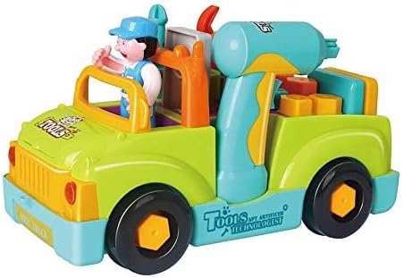 Hola 6109 Little Mechanic Tool Truck Toy for Boys