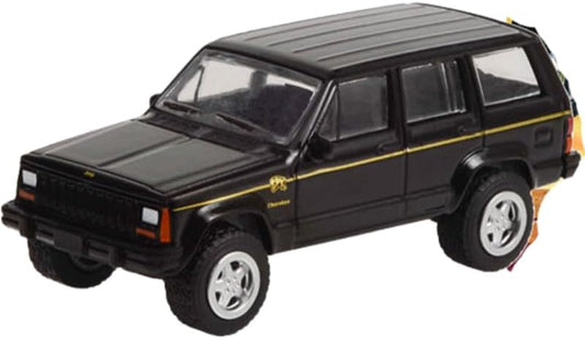 Greenlight Garbage Pail Kids – 1993 Jeep Cherokee with Tangled Tim Peelable Sticker (1:64 Scale Die-Cast)