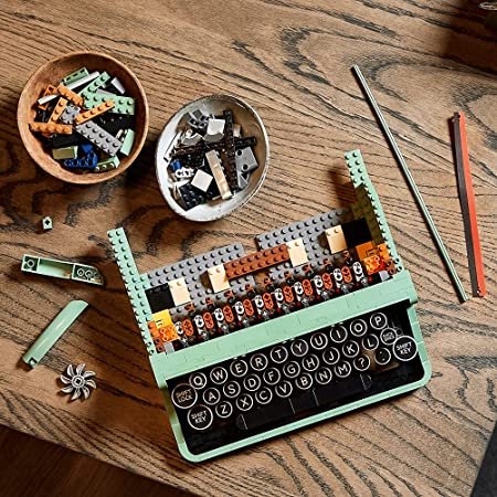 LEGO Ideas Typewriter Building Kit; Great Gift Idea for Writers 21327 (2,079 Pieces)