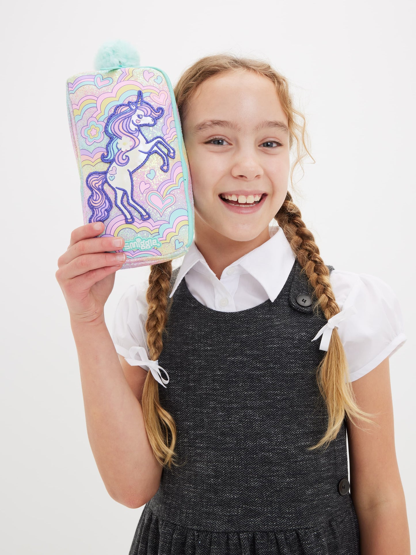 Smiggle Unicorn Pencil Case Pouch For Kids