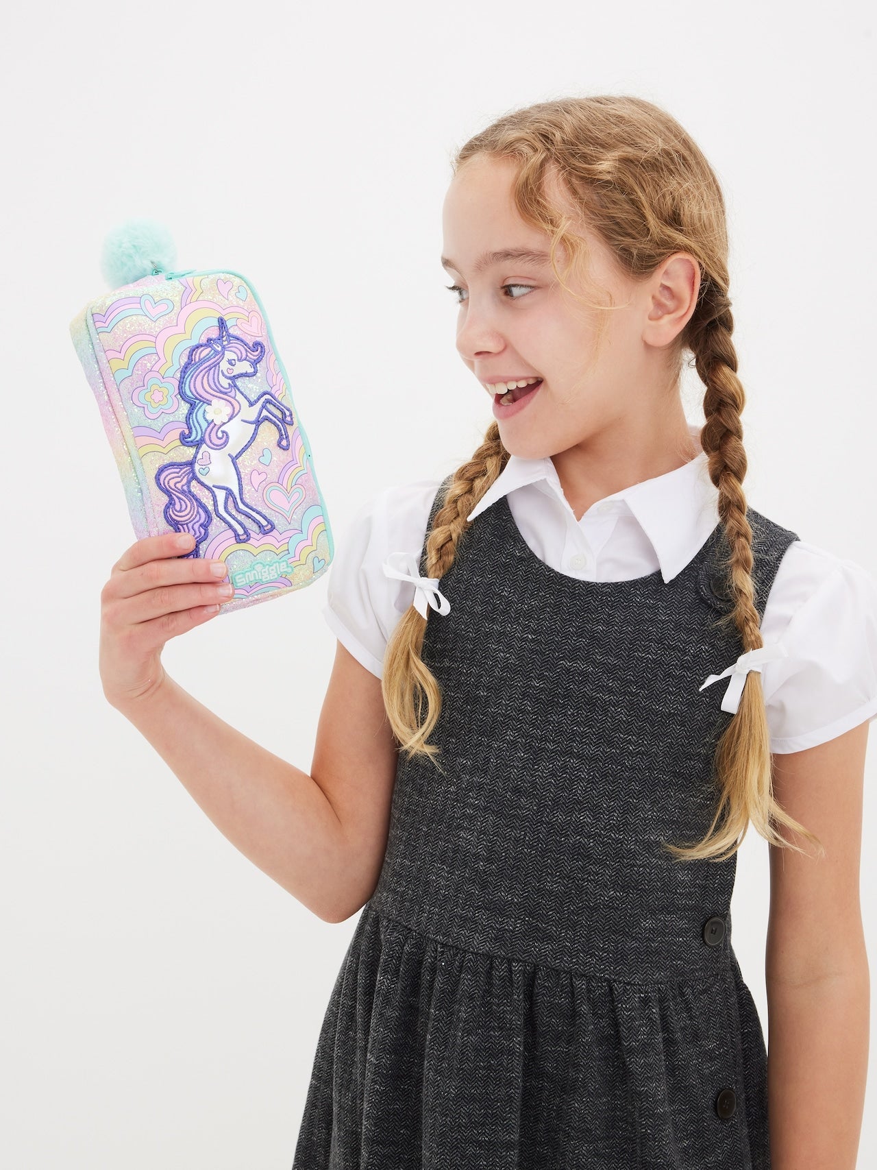 Smiggle Unicorn Pencil Case Pouch For Kids