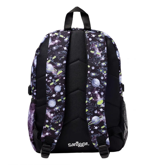 Smiggle School Bag : Space Fly High Colorful & Stylish 16 Inch Backpack for Kids