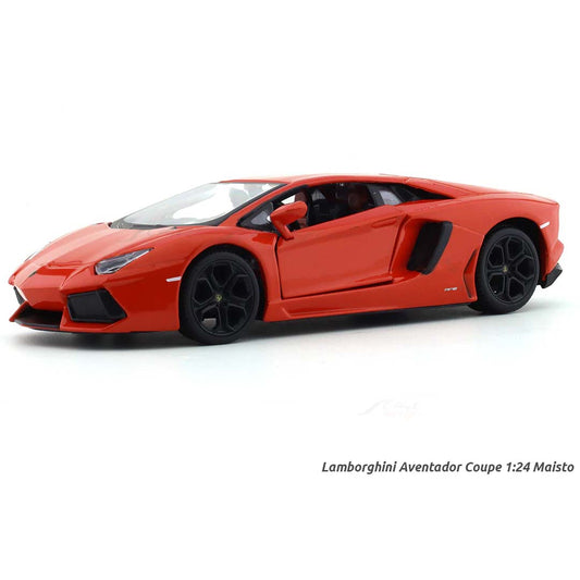 Lamborghini Aventador Coupe Orange 1:18 Scale Diecast Model Car by Maisto