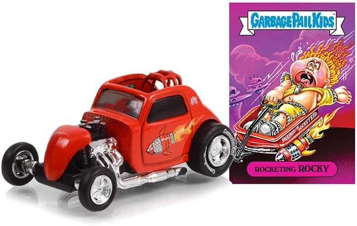 Greenlight Garbage Pail Kids – TOPO Fuel Altered with Rocketing Rocky Sticker (Series 4) 1:64 Scale Die-Cast