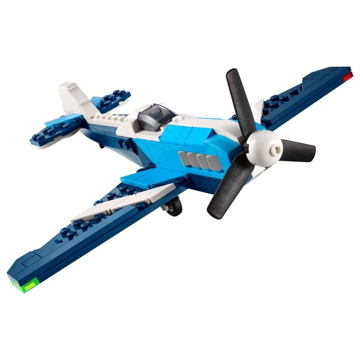 LEGO Creator 3in1 Aircraft: Race Plane Toy Vehicle Playset 31160 Building Blocks Toys for 7+ Gift for Boys and Girls