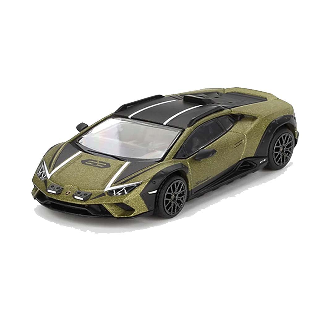 Mini GT Die Cast Collectrors Model Cars: (Lambo'Rghini Hura'can Sterrato Verda GEA Matt)