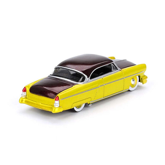 Mini GT Die Cast Collectrors Model Cars: (Lin'coln Capri HOt Rod 1954 Lime Yellow)