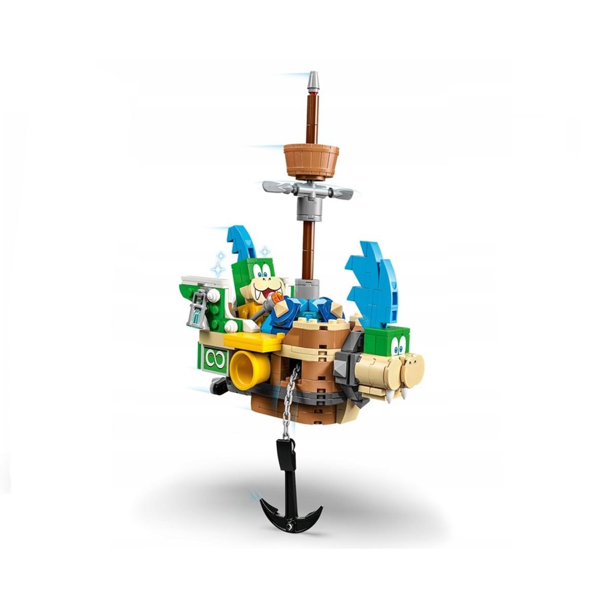 LEGO 71427 Super Mario Larry's and Morton’s Airships Expansion Building Set (1062 Pieces)
