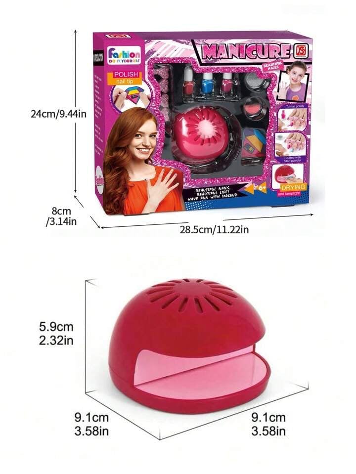 Chilbit Makeupkit for Girls Kids Children (Manicure Set for Kids)