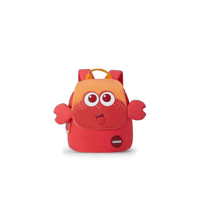 American Tourister Coodle 3.0 Backpack 01 – Craby Orange | Stylish & Spacious