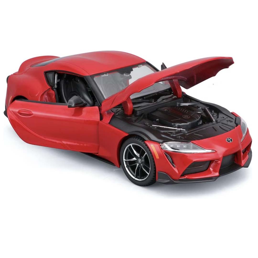 Toyota GR Supra Red 1:24 Scale Diecast Model Car by Maisto – Official Licensed Collectible