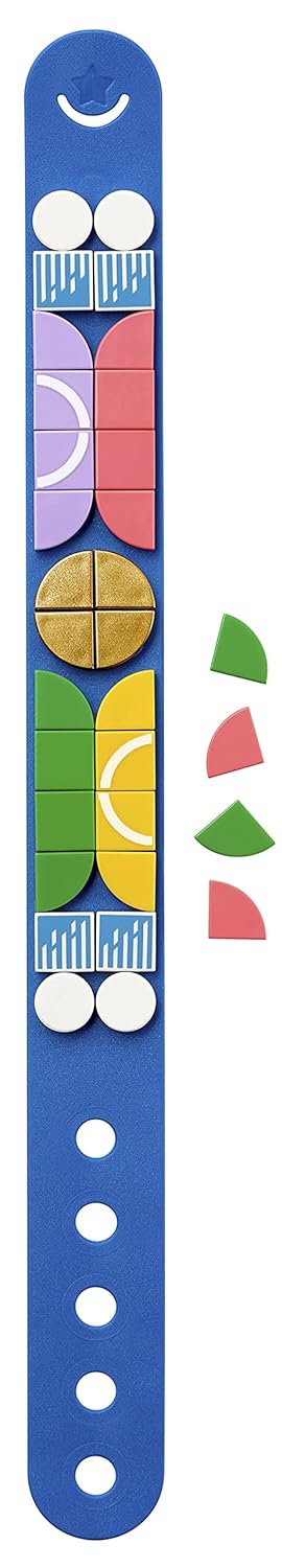 LEGO Building Block Dots Go Team! Bracelet 41911 Kit,Multicolor