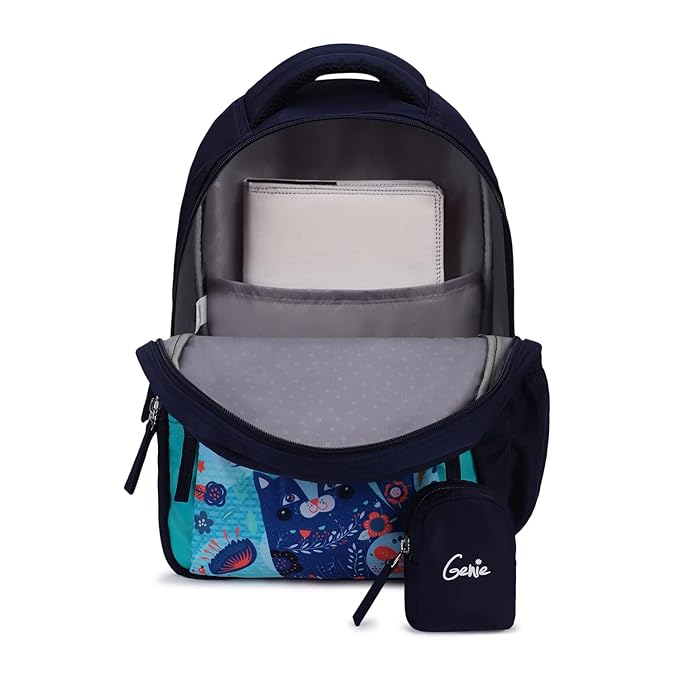 Genie Kitty Kids School Bags, 15 inches, Cute, Colourful bags