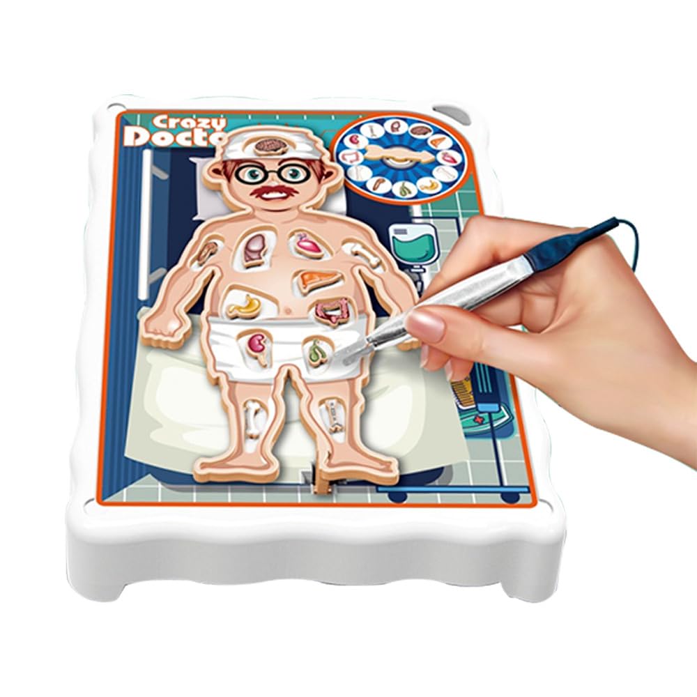 Crazy Doctor Operation Board Game – Precision Surgery Fun