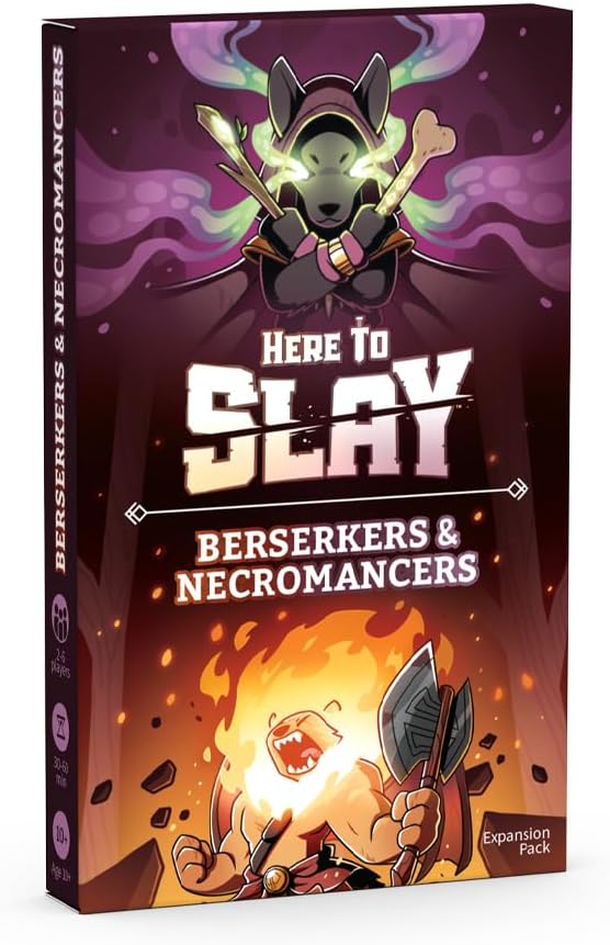 Here to Slay Berserker & Necromancer Expansion Board Game