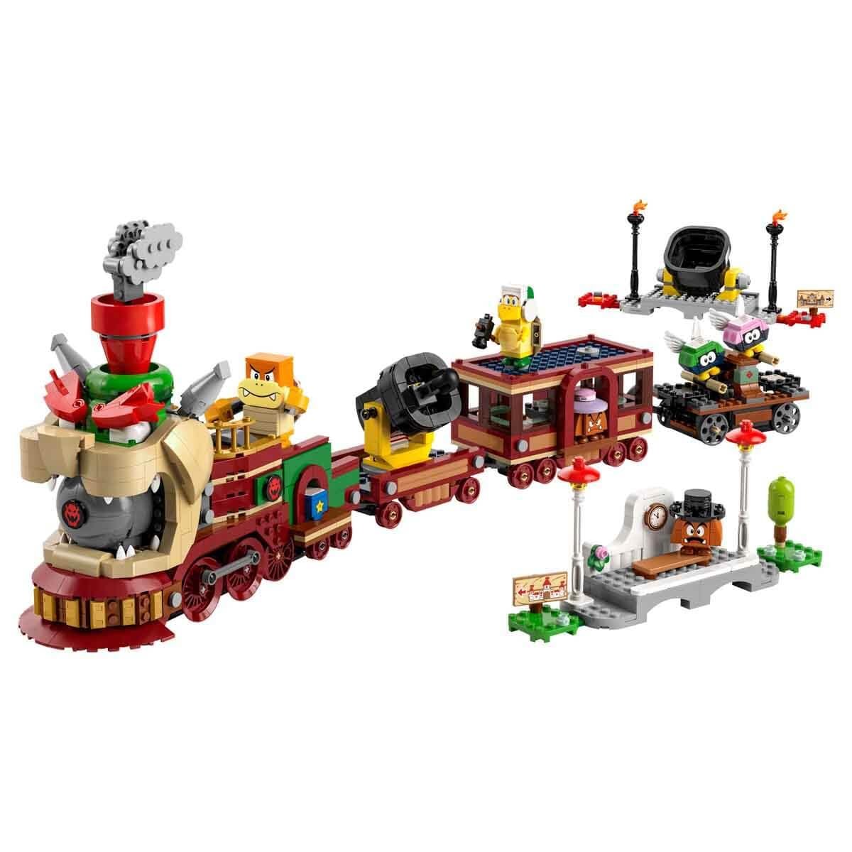 LEGO 71437 Super Mario Bowser Express Adventure Train – Build, Play & Collect with 6 Iconic Nintendo Characters!
