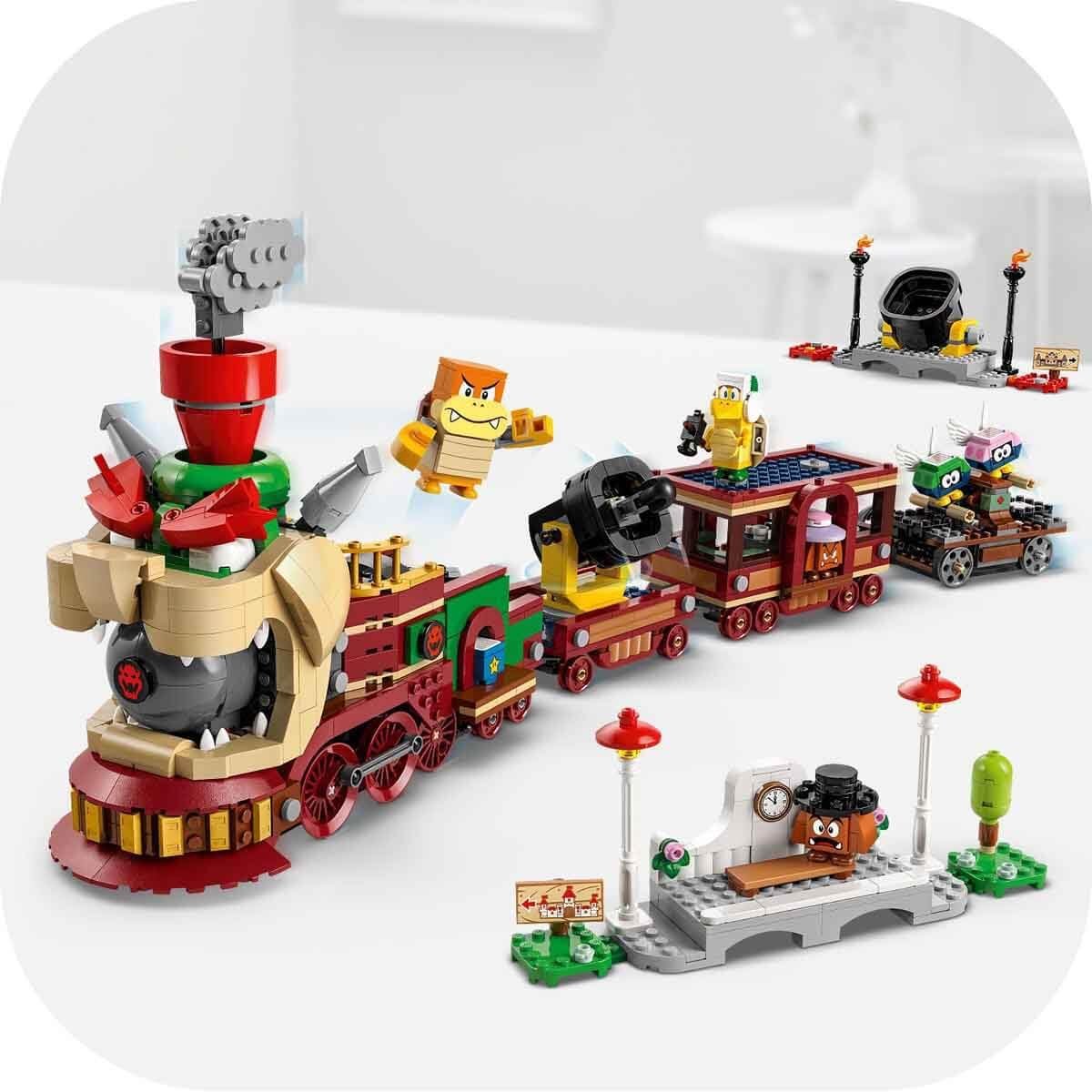LEGO 71437 Super Mario Bowser Express Adventure Train – Build, Play & Collect with 6 Iconic Nintendo Characters!