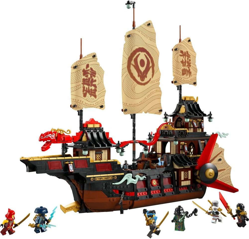 LEGO 71848 NINJAGO The Temple Bounty Building Set (2387 Pieces)
