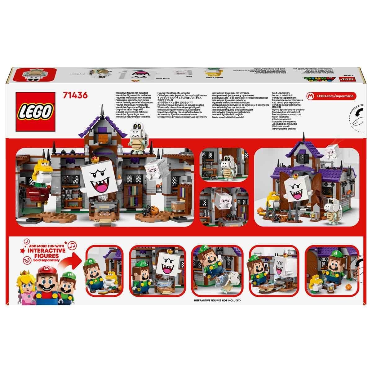 LEGO Super Mario Haunted King Boo's Villa – Ghostly Adventure House with Baby Yoshi & Spooky Characters! 71436