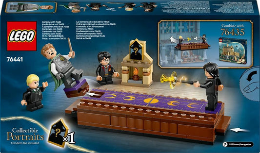LEGO Harry Potter Hogwarts Castle: Duelling Club Playset with 4 Collectible Minifigures incl. Draco Malfoy & Severus Snape, Role Play Toy with Toppling Function for 8+ Year Old Boys & Girls 76441