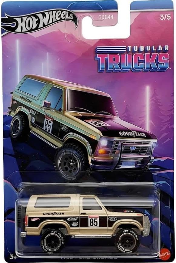 Hot Wheels Premium Tubular Trucks 1985 Ford Bronco