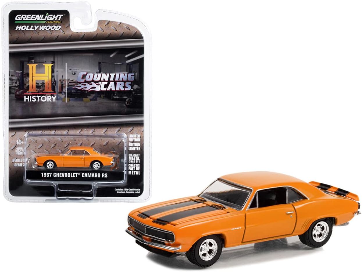 Greenlight Hollywood – Counting Cars 1967 Chevrolet Camaro RS (History Channel Series) 1:64 Scale Die-Cast Car
