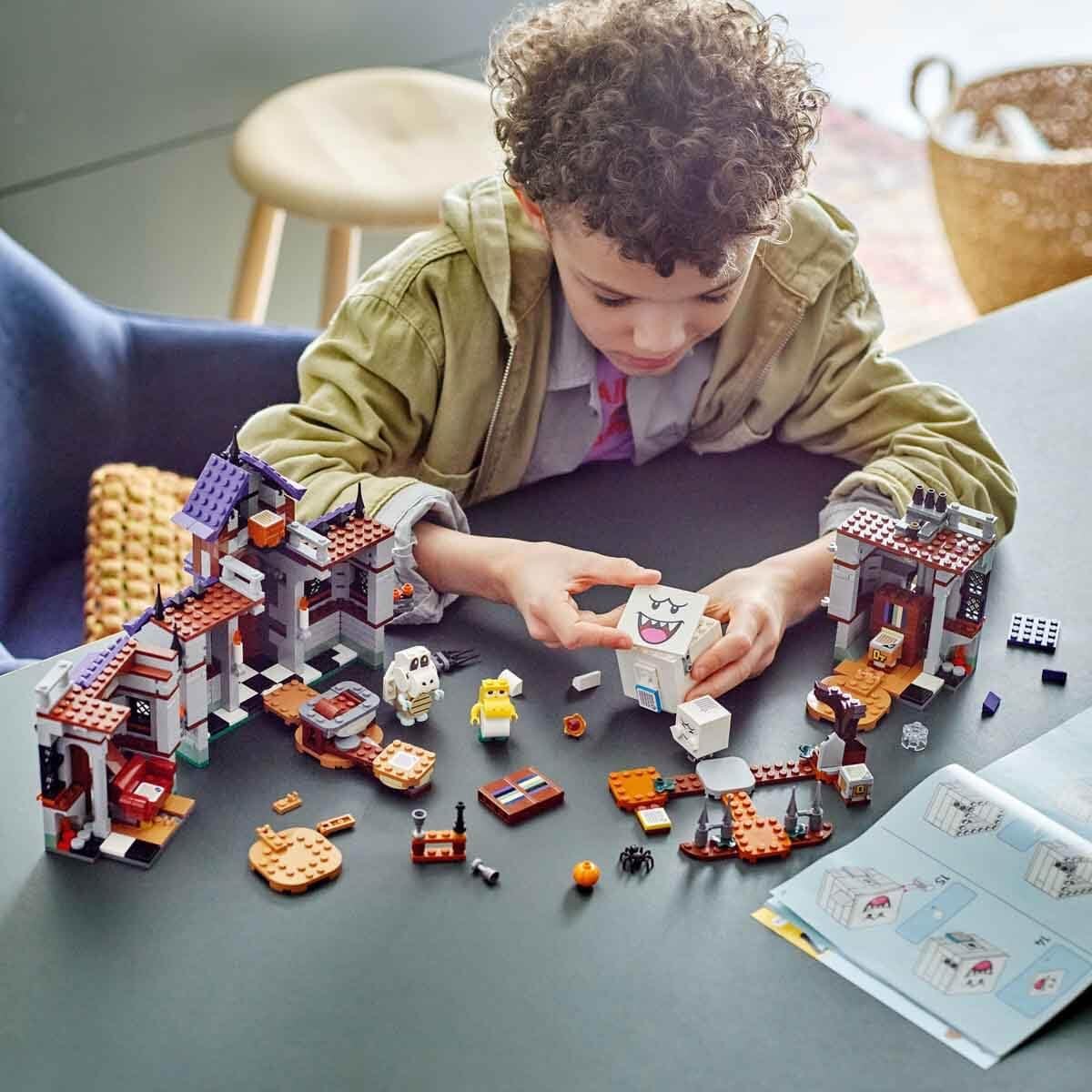 LEGO Super Mario Haunted King Boo's Villa – Ghostly Adventure House with Baby Yoshi & Spooky Characters! 71436