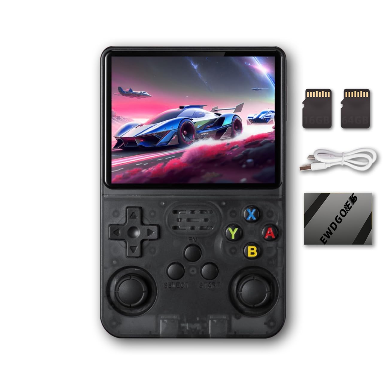 R36S Retro Handheld Video Game Console 3.5 inch Retro Handheld Video Games Consoles Built-in Rechargeable Battery Portable Style