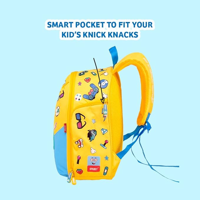 Rabitat School Bags Smash Unisex School Bag – Fun & Durable Backpack for Kids (4-8 Years)