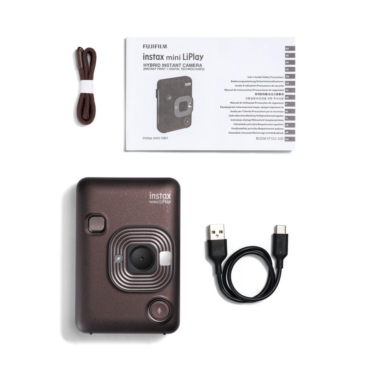 Instax Mini LiPlay Hybrid Instant Camera (Bronze)
