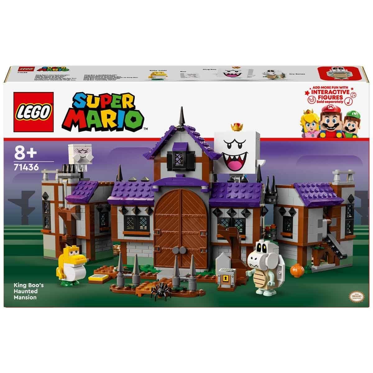 LEGO Super Mario Haunted King Boo's Villa – Ghostly Adventure House with Baby Yoshi & Spooky Characters! 71436