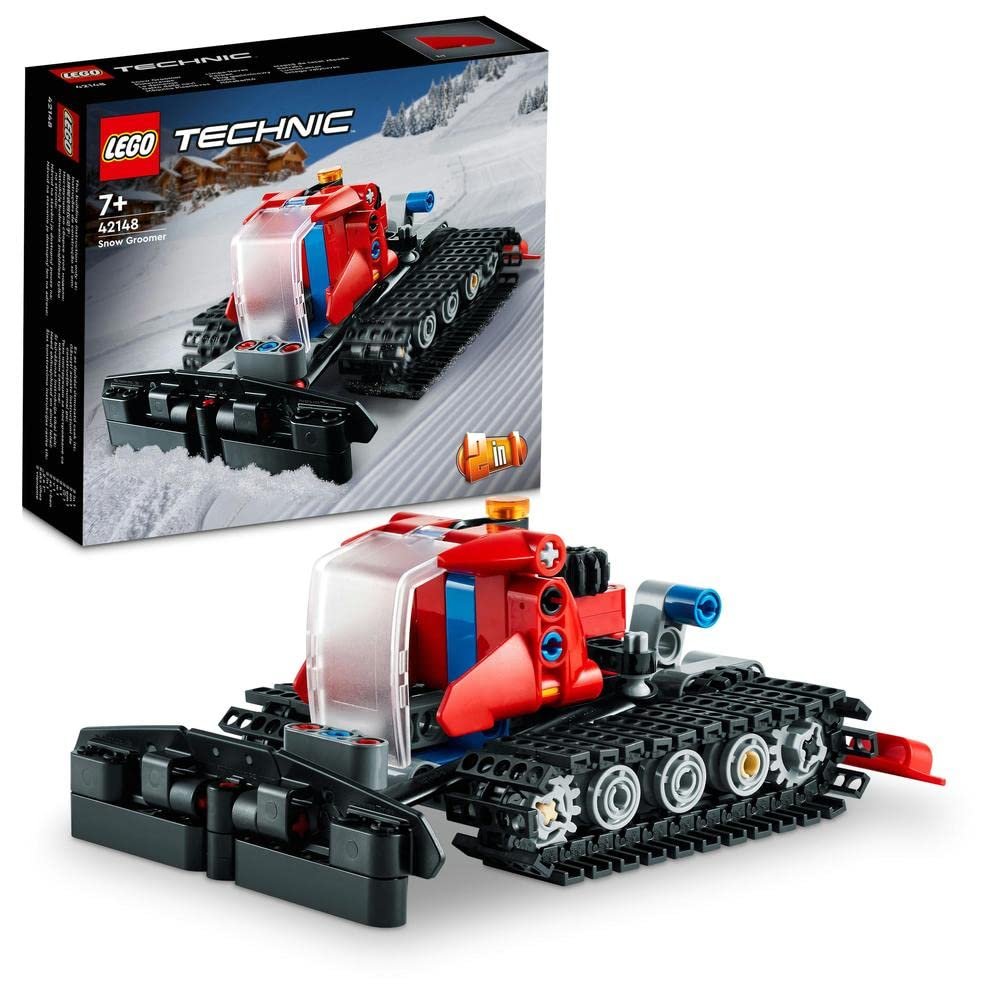LEGO Technic 42148 Snow Groomer building set with realistic tracks and design
